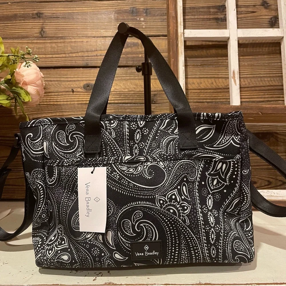 Vera Bradley Stellar Paisley Lighten Up Everything Organizer Tote Bag NWT New - Picture 2 of 10